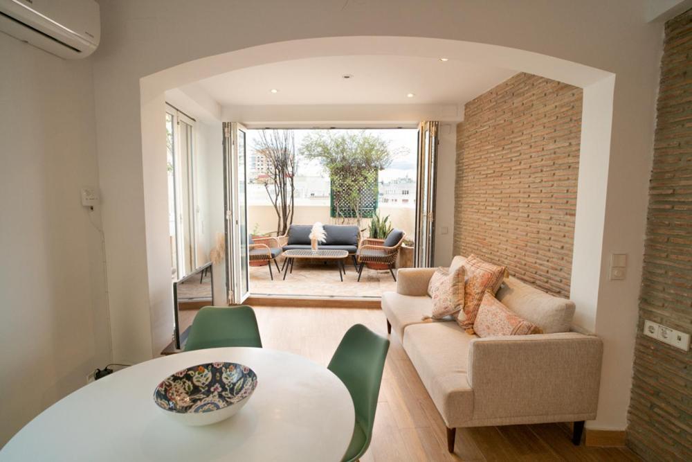 Increible Atico Con Terraza En El Centro De Valencia Appartement Buitenkant foto